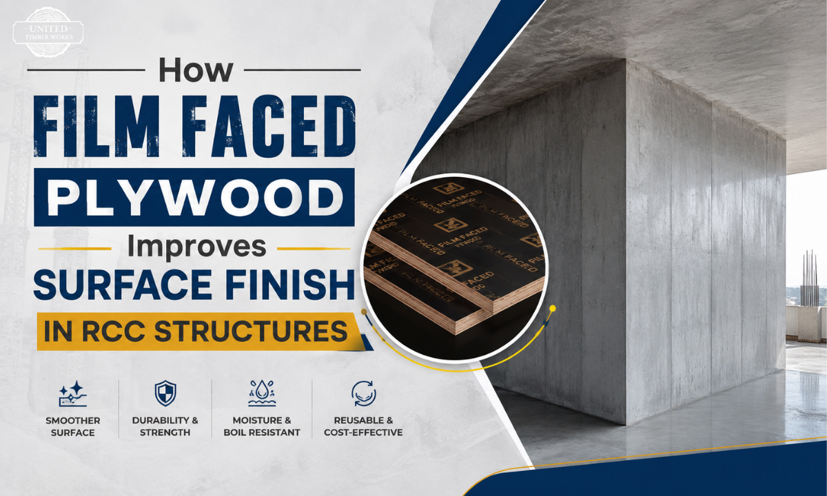 Film Faced Plywood for RCC Surface Finish